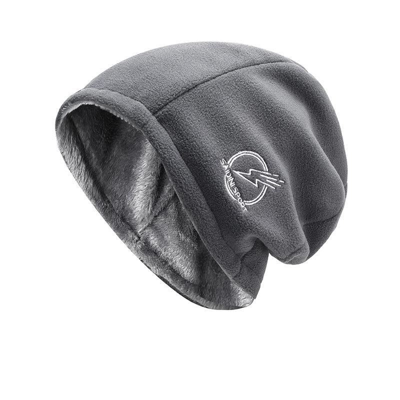 Autumn and winter fleece warm mask hat set outdoor riding windproof cold inner arctic fleece fashion versatile