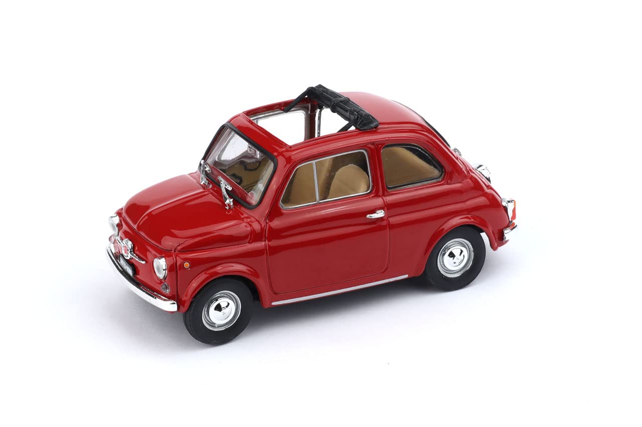

BRUMM FIAT 500F 1965, красная открытая крыша Cinquecento BRUMM FIAT 501F APERTA ROSSO MEDIO 1/43 [Товар] красный