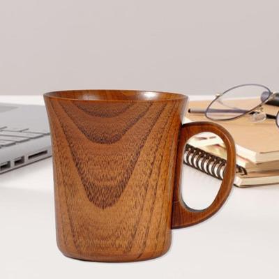 Novelty Solid Gifts Burr-free Natural Jujube Wood Tea Beer Milk Mug Office Supplies Water Cup