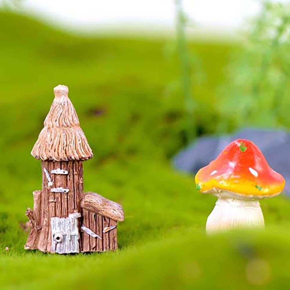 House Knickknacks Log Pastoral Furry House Retro Plank Castle Background Decoration Creative Home Craft Gift