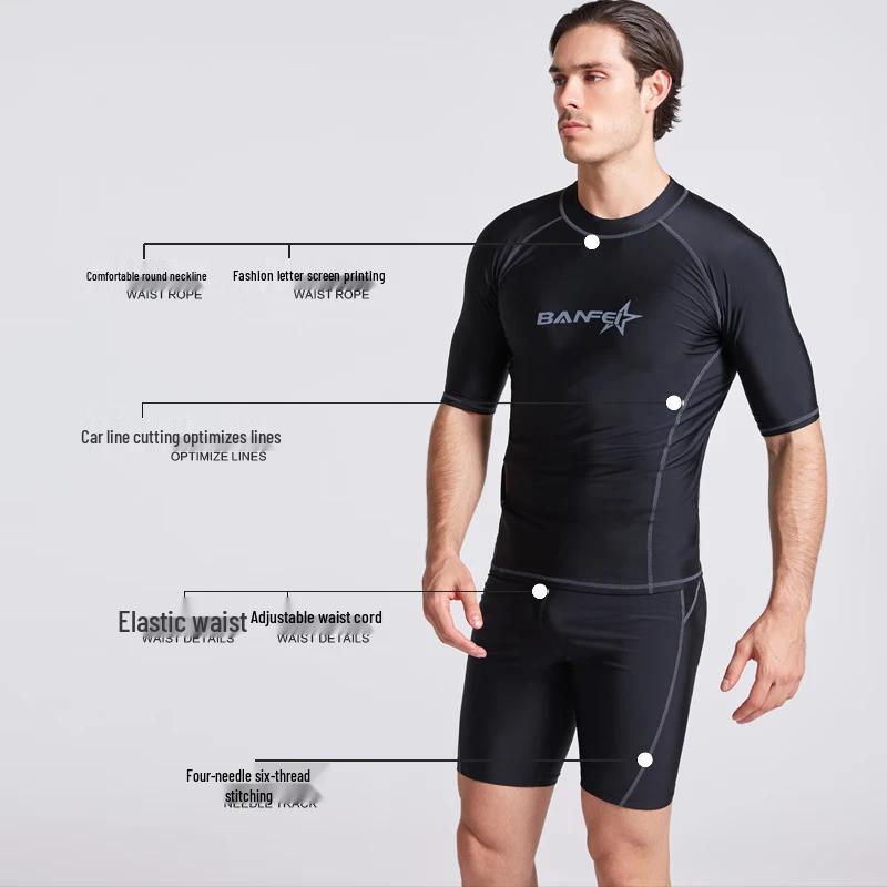 Men s Two-Piece Quick-Dry Swim & Surf Suit