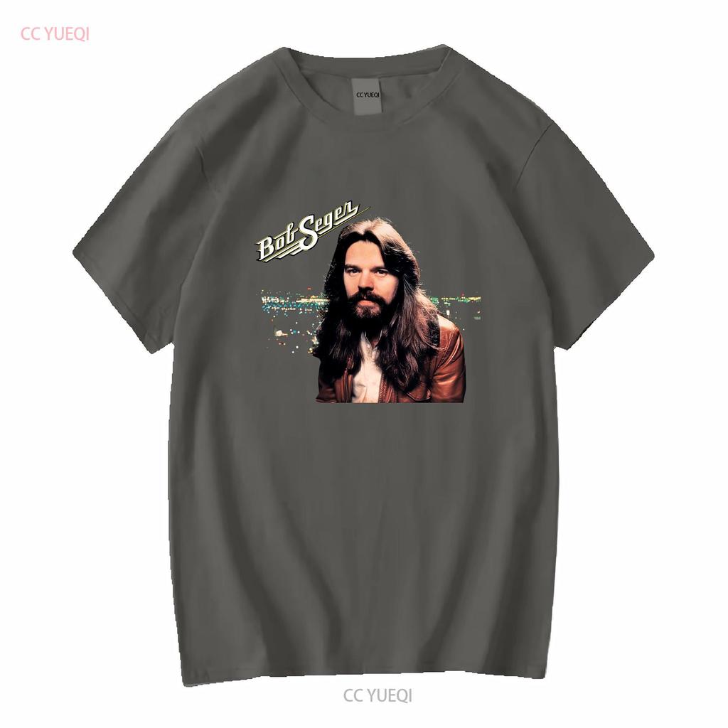 Bob Seger Stranger In Town Black T Shirt All Size S 5XL 25 Vintage Washed Fashion Slightly Casual Unisex Homme