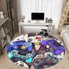 1PC Gaming Controllers Office Round Area Rug, Indoor Mat Suitable ForOffice, Under Office Chairs Bedroom Living Room Home Decor, Room Deco, D131