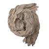 Women Scarf Solid Color Pleated Long Retro Autumn Winter Warm Long Scarf Soft Vintage Inspired Scarf