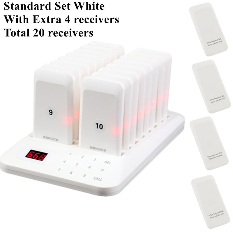 Restaurant Coasters Wireless Pager Buzzer Bell Calling System For Coffe Coffee Fast Food Pagers Order Receiver(no vibration)