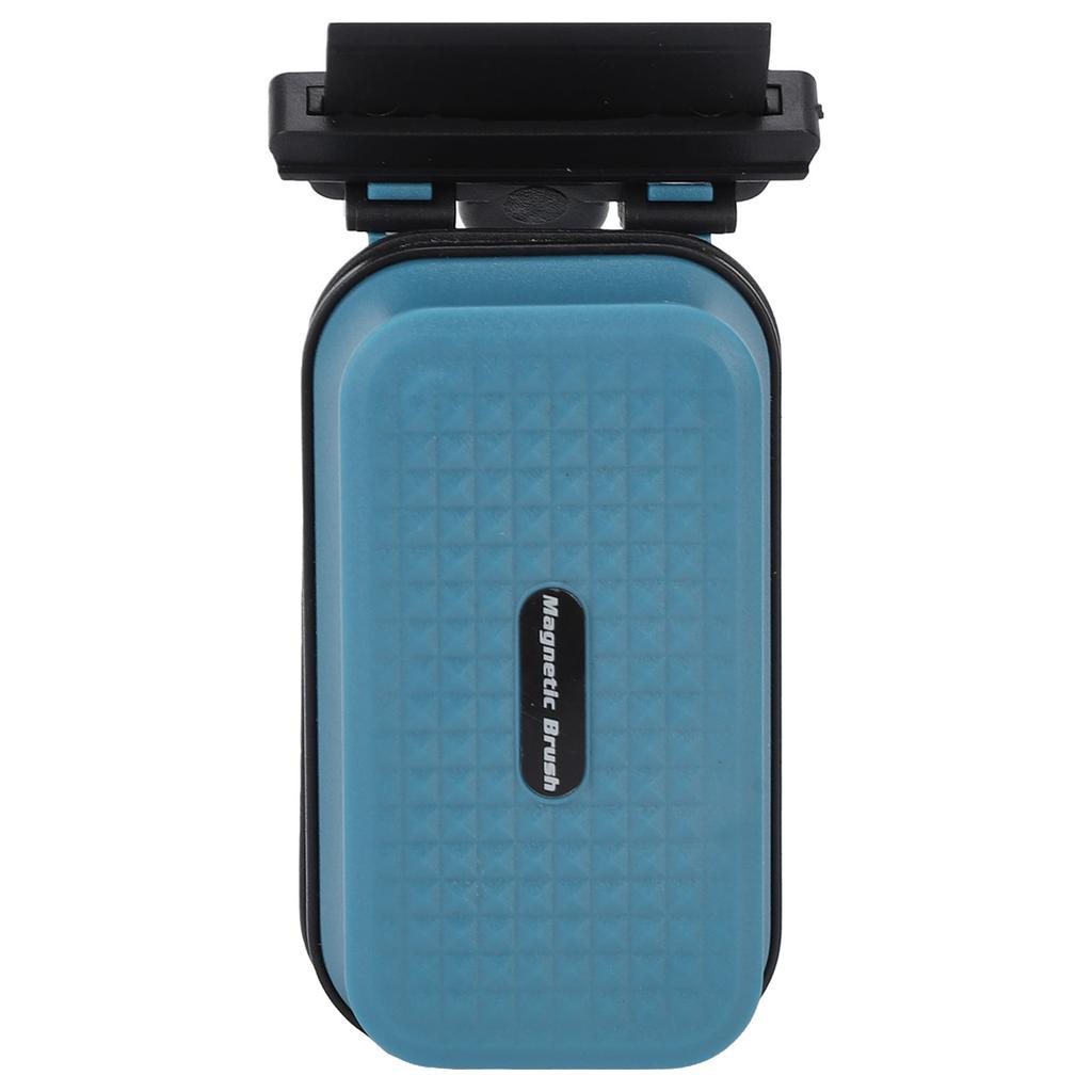 Magnetic Fish Tank Brush Strong Suction Suspended Magnetic Aquarium Cleaner Brush with Algae Scraper for Fish Tank