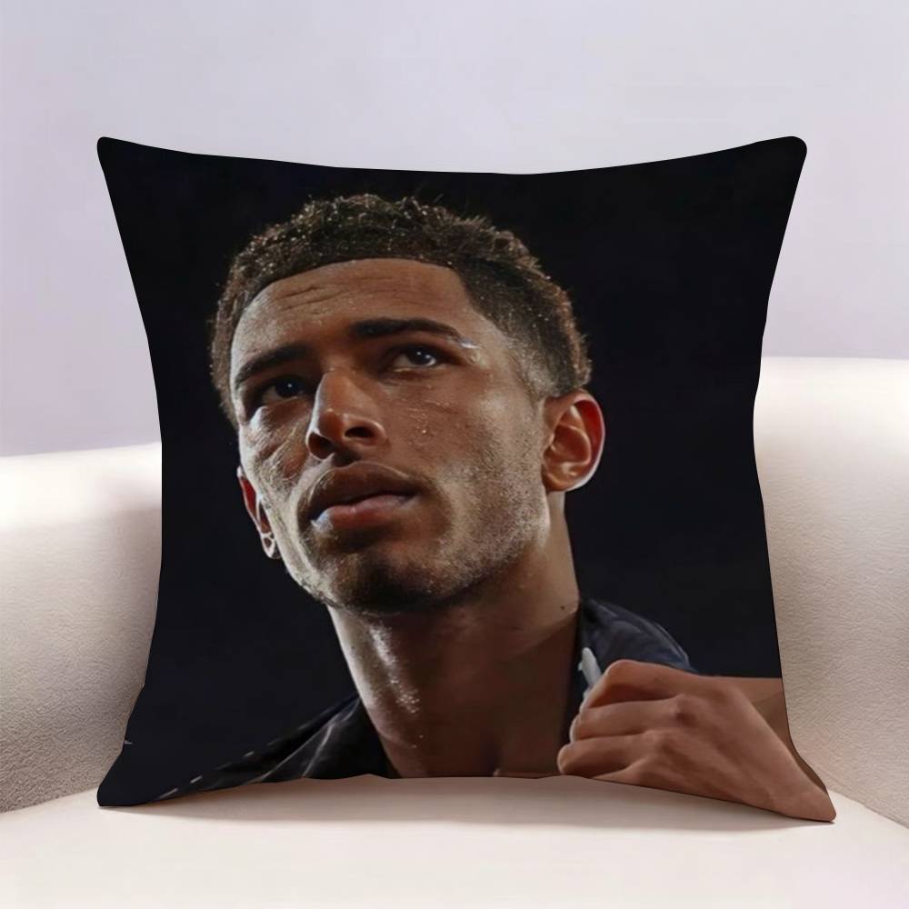 JJude BBellingham Football Doublesided print Pillow Case Pattern Printed Pillowcase For Living Room Sofa Cushion Cover