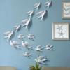 Creative Ceramic Birds Wall Hanging Pigeon Crafts Home Livingroom Sofa TV Background 3D Wall Murals Ornament Art Decor