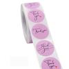 100-500Pcs Round Thank You Stickers Envelope Seal Labels Gift Packaging Decor Pink Label Scrapbooking Stationery Sticker