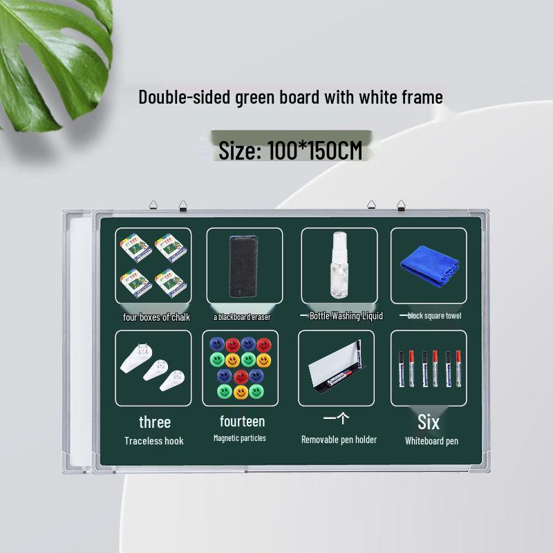 Children's Erasable Magnetic Blackboard for Home, Teaching, and Office Use