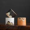 Su Shi Ceramic 'Thousand Miles' Hand-Painted Kung Fu Teacup Gift Set