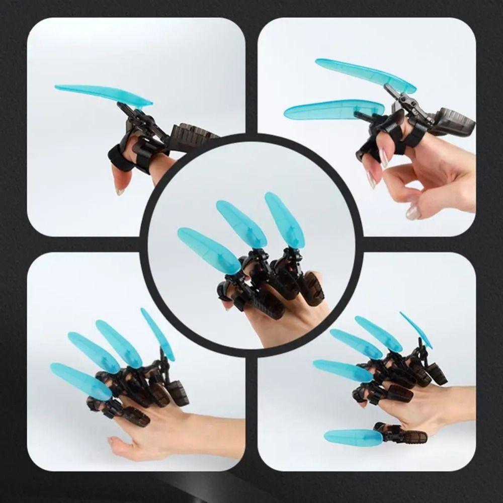 3pcs Scalable Retractable Mechanical Claws Luminous Finger Wolverine Claws  Anime Cosplay