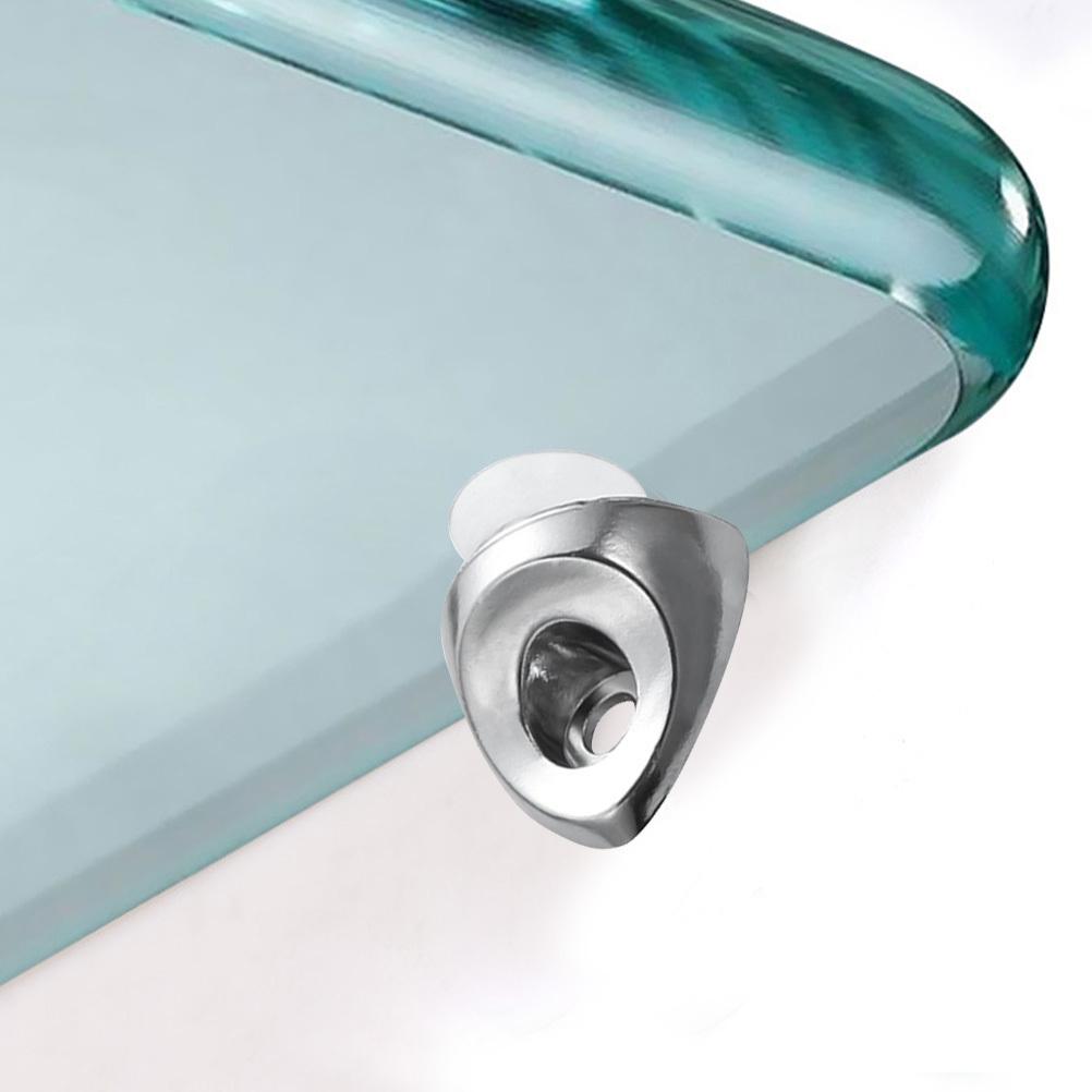 20pcs Zinc Shelf Support Pegs For Panel Mounting Braces Mounting Brace Glass Bracket Hardware Fixing Pegs Glass Bracket