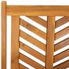Garden Chair 6 pcs Brown 57 x 72 x 109 cm Solid Acacia Wood