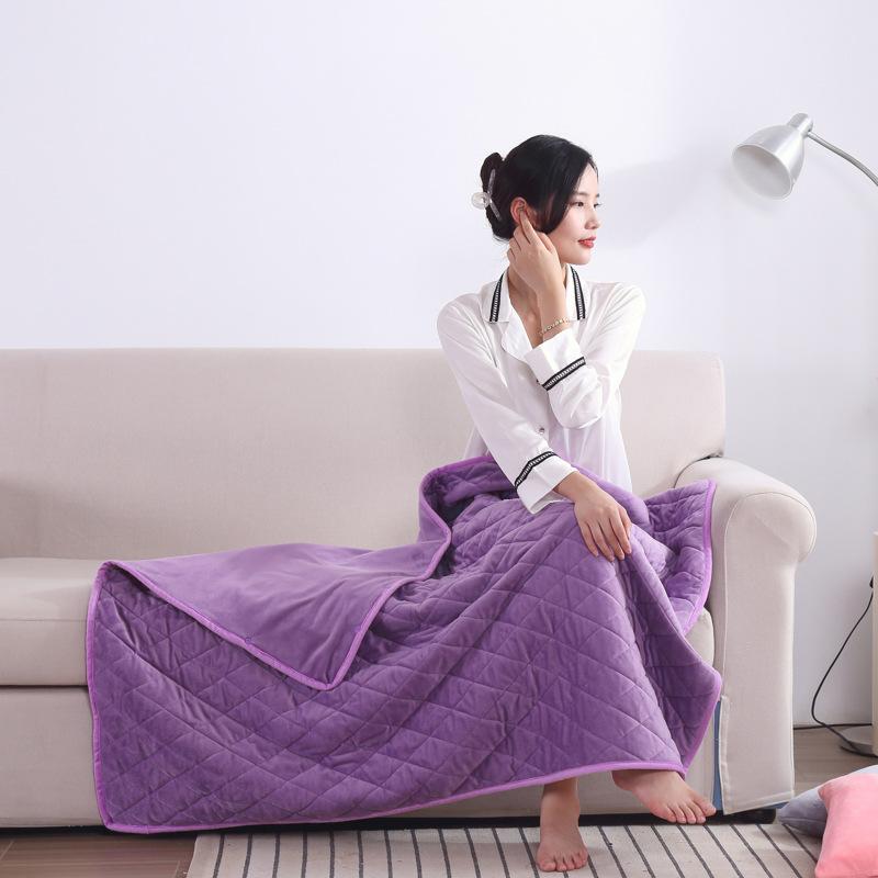 Winter Warm Portable Electric Heating Blanket USB Heating Shawl Blanket Powered Warmer Bed Heating Mat for Home Office