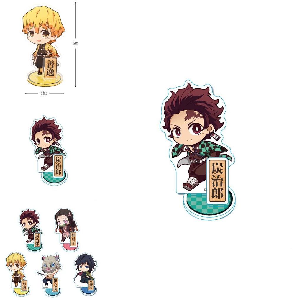 Vibrant Demon Slayer Kimetsu No Yaiba Acrylic Keychain Keyring Featuring Kamado Tanjirou