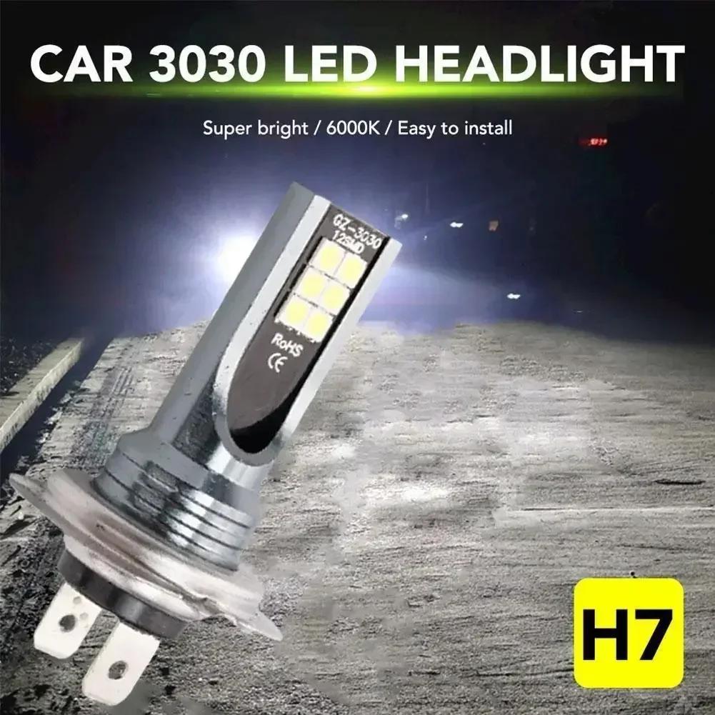 Universal Car LED Fog Lamp Kit – 16000LM, 4300K/6000K/8000K (H4/H7/H11/HB3/HB4), 2X High Power 12V Bulbs