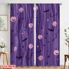 2pcs,2D Plane Printing Popular Curtains Halloween Icons Flight Versatile Fabric (without Rod) Decorations Outdoor Ldeal for
