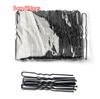 Basic U Shaped Gold Brown Plated Metal Hairpin Invisible Hair Styling Bobby Pin Salon Hair Accessories Safe Hair Grip