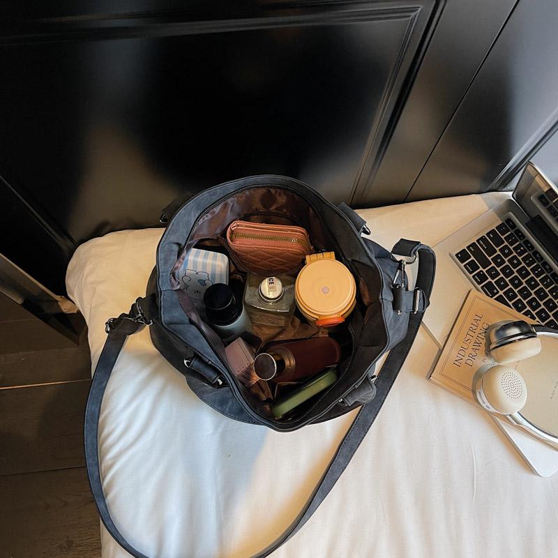 Ladies' Soft Leather Handbag, Multi-pocket Shoulder and Crossbody Bag, Fashionable Large-capacity Daily Handbag