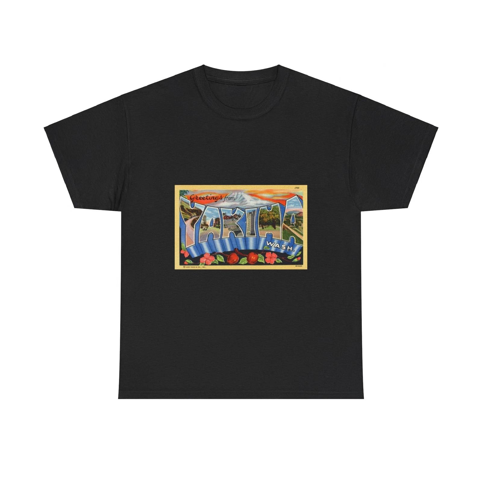 Greetings from Yakima Wash (Greeting Postcards) T shirt S