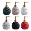 Ceramic Soap Dispenser Hand Pump Hand Lotion Bottle Refillable Elegent Lotion