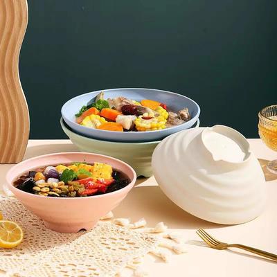7-10Inch Unbreakable Japanese Ramen Bowl Noodles Cereal Soup Salad Bowl Kitchen Dining Tableware Microwave Dishwasher Safe