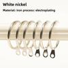 Modern Minimalist Iron Curtain Hook Rings For Home Decor And Window Treatment