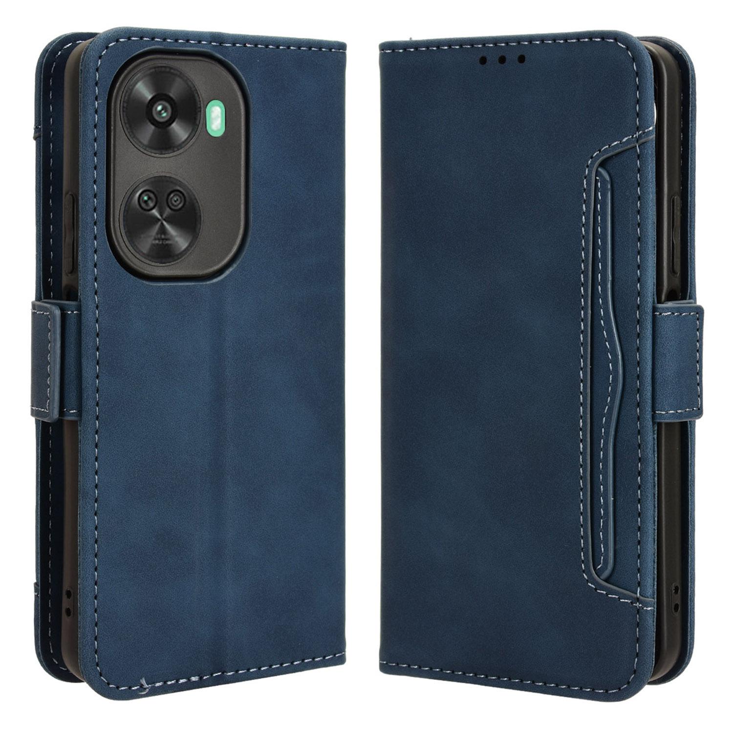 

For Huawei nova 11 SE/nova 12 SE 4G Case Drop-proof Multiple Card Holder Phone Guard Cover Blue