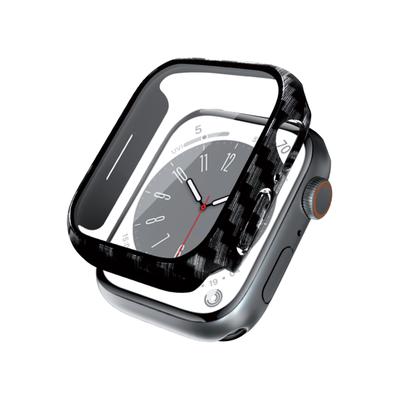 Crong Hybrid Watch Case - Case With Glass Apple Watch 45Mm (Carbon)