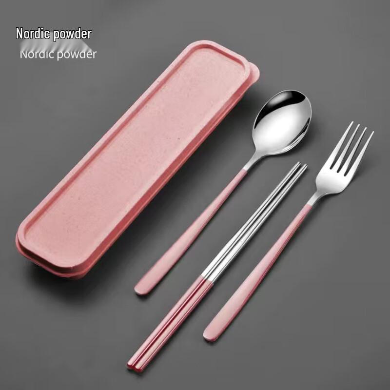 Portable Nordic Style 316 Stainless Steel Spoon & Fork Set