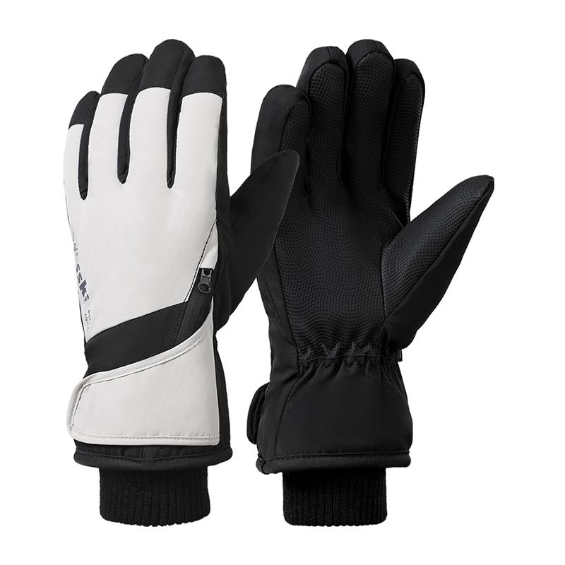 New Stylish Women Custom Logo Windproof Waterproof Winter Warm Thermal Touchscreen Snowboarding Ski Gloves