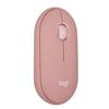 LOGITECH Pebble Mouse 2 M350s Wireless Mouse, Pink, 910-007014