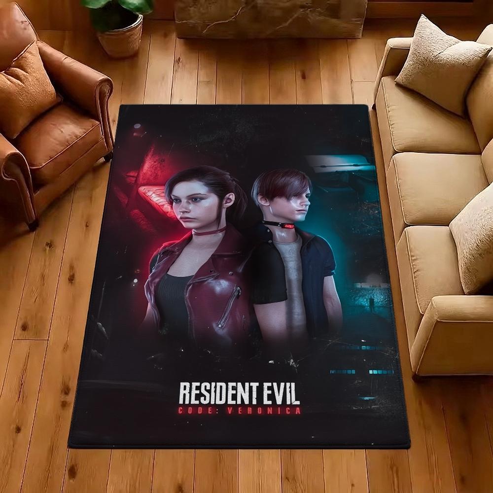 Resident Evil Death Island Rectangular Rug Thick Nonslip Carpet For Kids Bedroom Play Area Home Decor Memorial Gift
