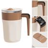 Automatic Stirring Coffee Cup with Real-Time Temperature Display Rechargeable Self-Stirring Mug Double-Wall Insulated 316 Stainless Steel Coffee Cup
