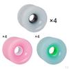 4 Pack Skateboard Wheels, 7cm PU Long Board Wheel High Strength Wheels Maintenance Roller