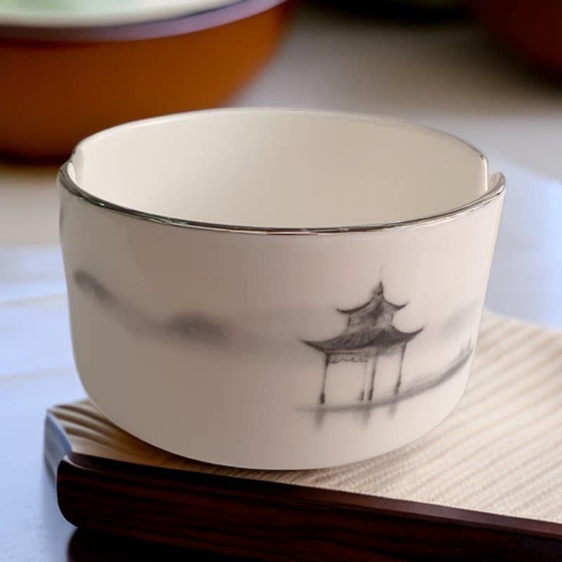 Luxury Lightweight Bone China Tableware Set - Thin, Durable Ceramic Plates, Bowls & Dishes for Hotels and Homes