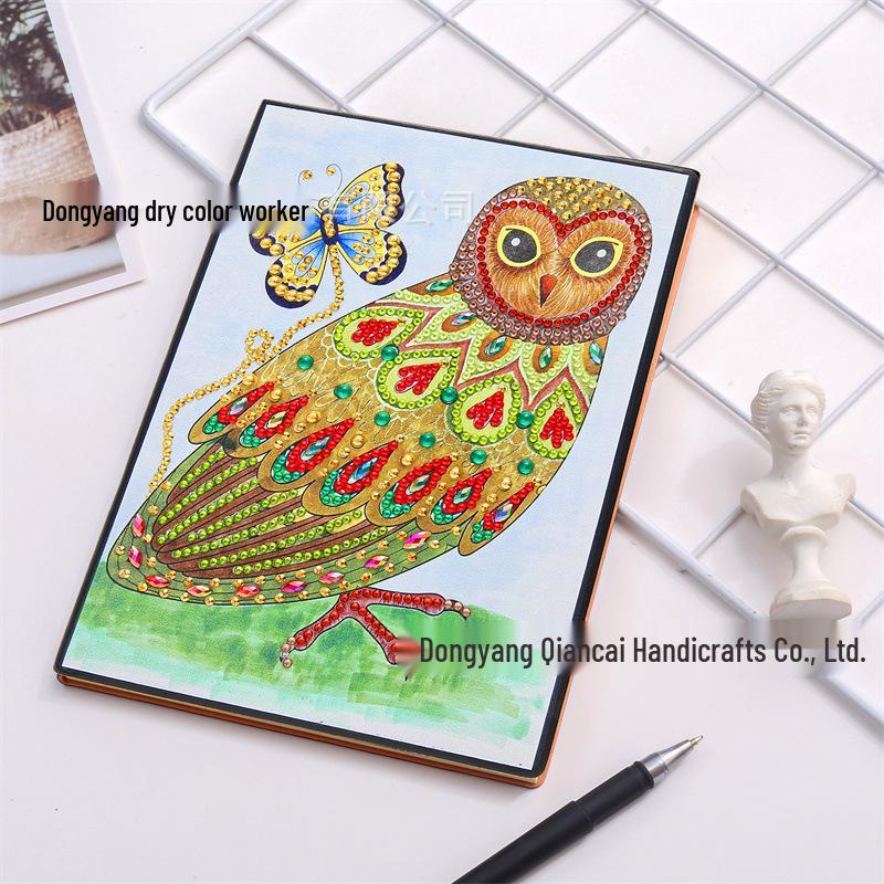 DIY Diamond Painting Business Notebook – Creative Dot Drill Writing Book for Kids