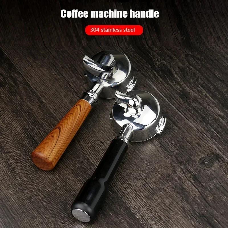 58MM Edelstahl Kaffeeporzafilter E61 Flacher Boden Einzelner Auslauf Espresso Kaffee Zubehör Küchenmaschine Barista Werkzeuge