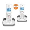 Alcatel Cordless Phone Duo Pack F 860 Duo with Advertising Call Blocking Function White Grey