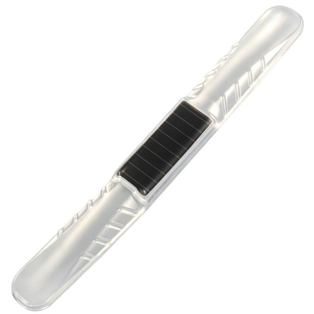 1pc Solar Powered Car Anti-collision Warning Light Door Handle Protector Car Decorations