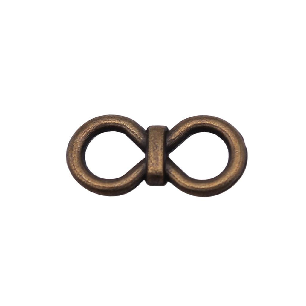 Accessories Parts Infinity Heart Love Connector Minimalist Jewelry Components QA027