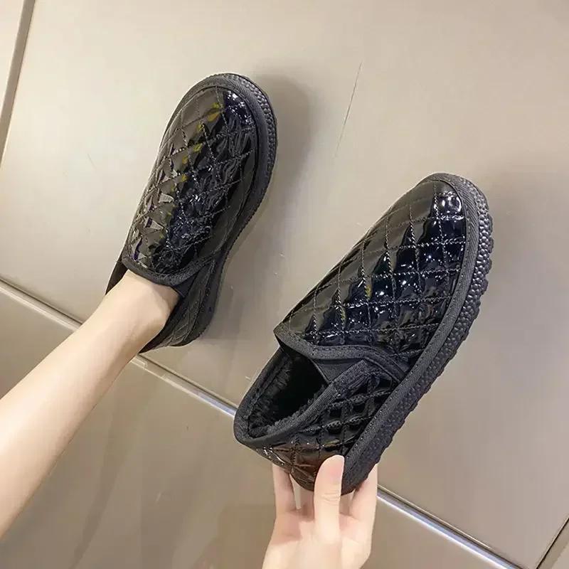 Fashion Waterproof Shoes for Woman Elegant With Medium Heels Women's Snow Boots Anti Slip Gyaru Winter 2024 No Slipery Comfrtable Sale