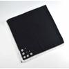 Monochrome Pearl Chiffon Square Scarf With Small Flower For Women