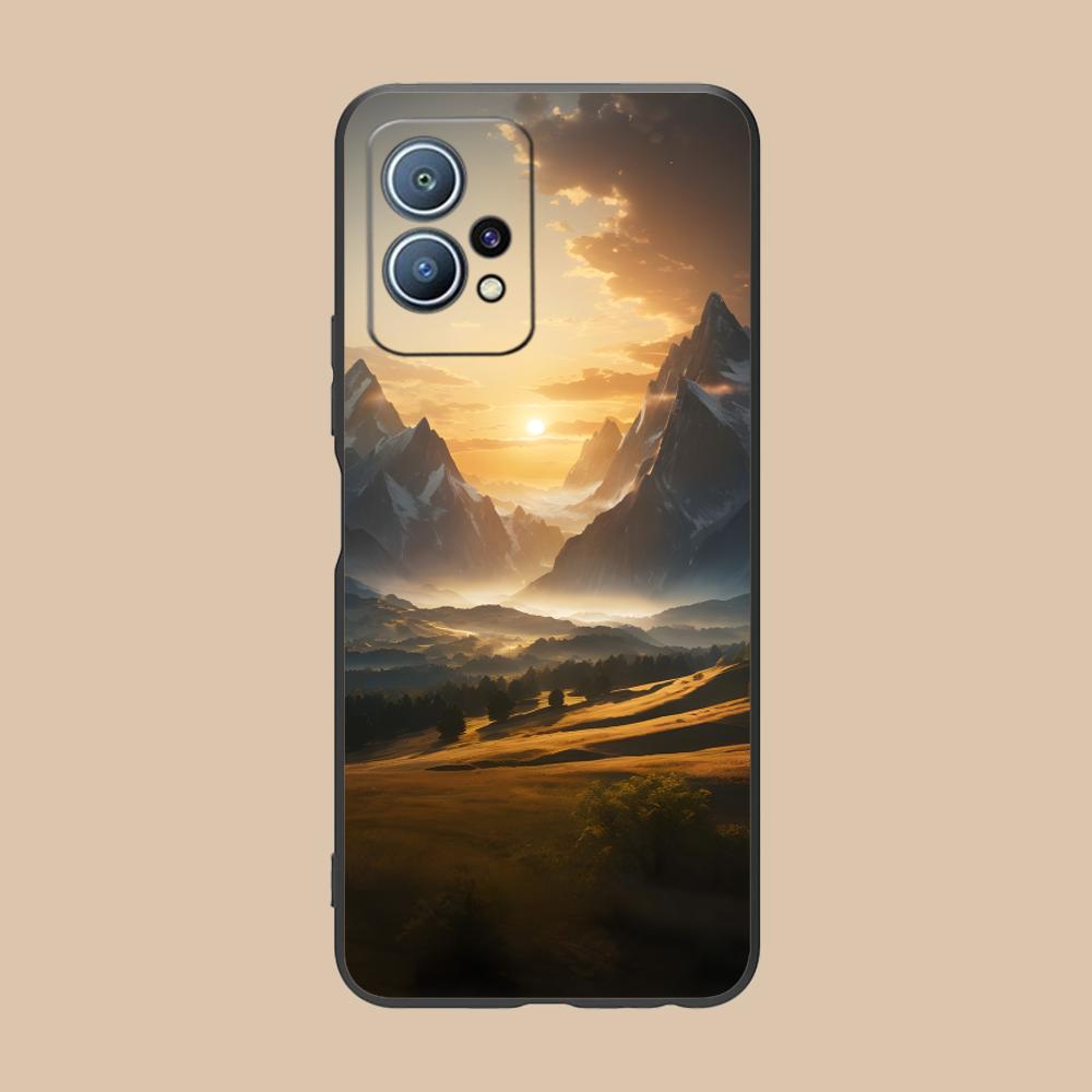 

Mountain Forest Mobile Phone Case for Huawei P60 P50 P40 P30 P20 P10 P9 P8 Pro Lite Plus Colorful Printing Cover Luxury Pretty Huawei P60