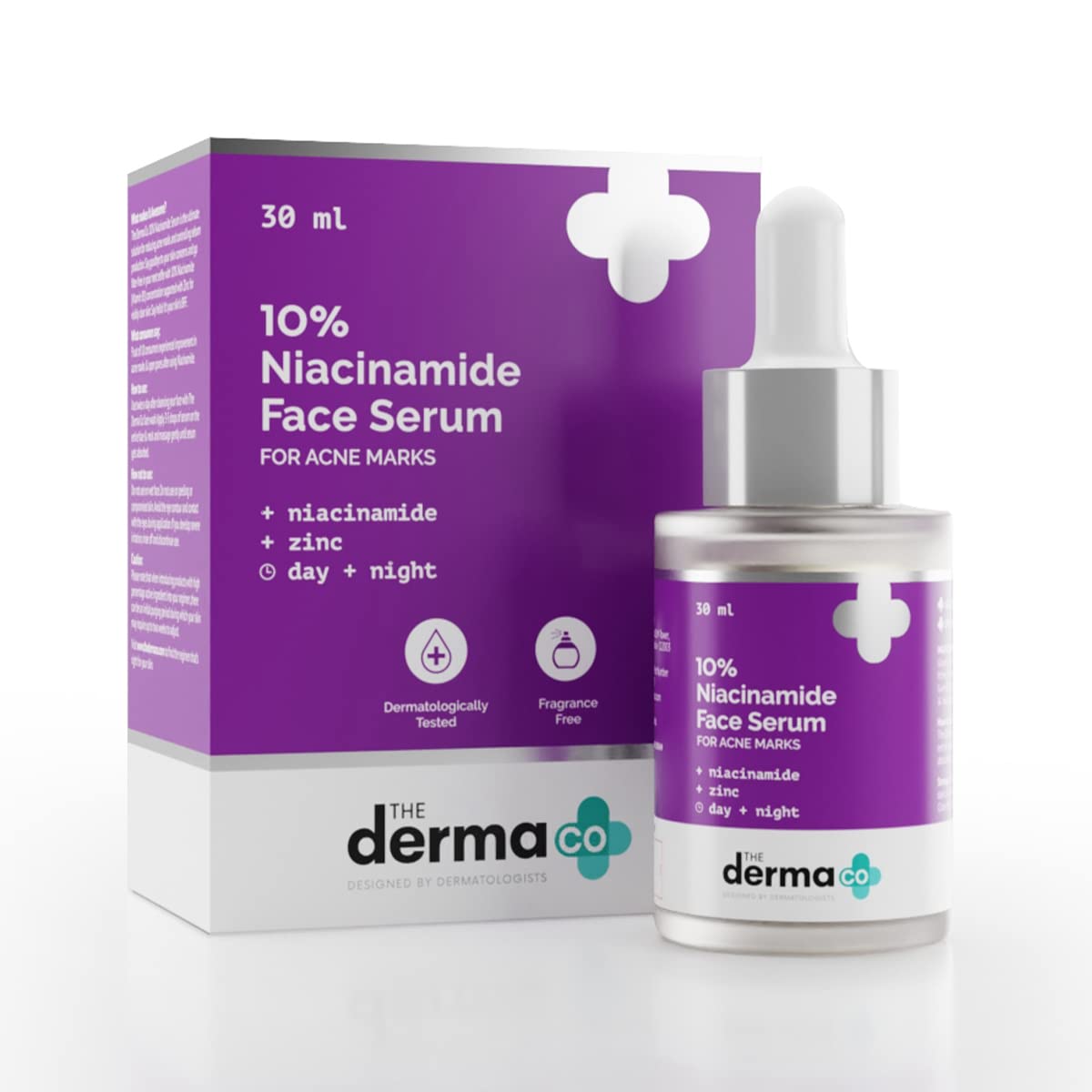 

Компанія Derma Co. Сироватка з 10% ніацинамідом від постакне30 мл