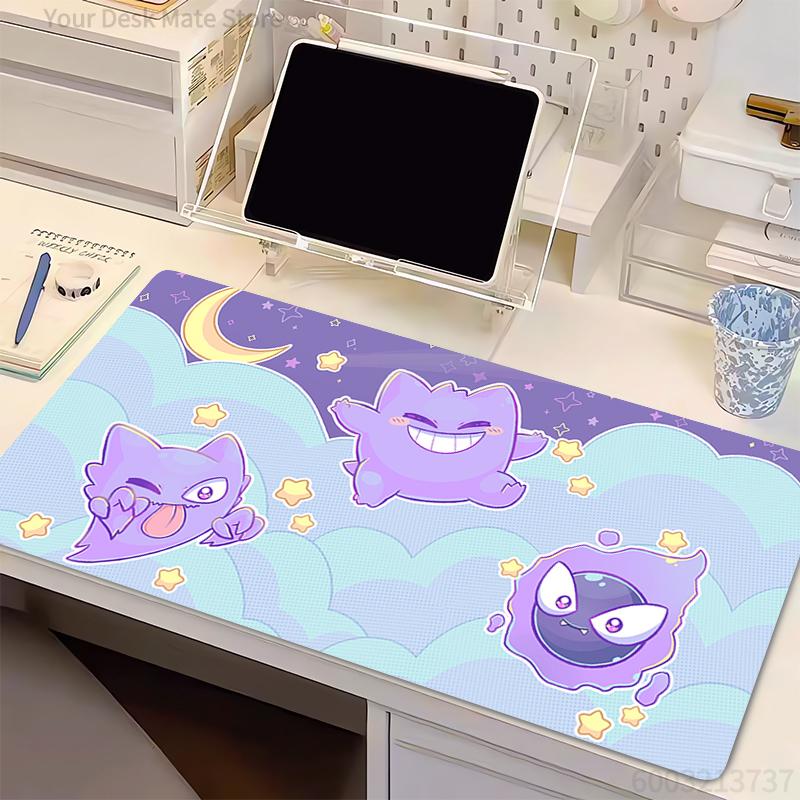 Mouse Pad Mini Pc P-Pokemon Gengar Gamer Notebook Games MousePad HD Print Keyboard Pad Large Mousepad Mouse Mat Gaming Desk Mat
