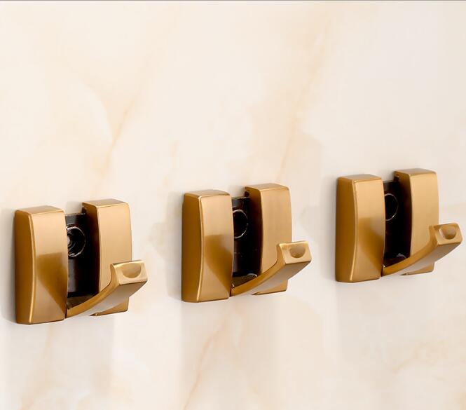 Cârlig Robă Negru Tuqiu Pliabil Cu Aspect Antic Umeraș Raft Haine Cârlig Prosop Aluminiu Cârlig Bucătărie Agățător Ușă Montat pe Perete