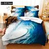 Bellissimo Paesaggio Set Biancheria da Letto Set Copripiumino Stampa Digitale 3D Set Biancheria da Letto Matrimoniale Design alla Moda