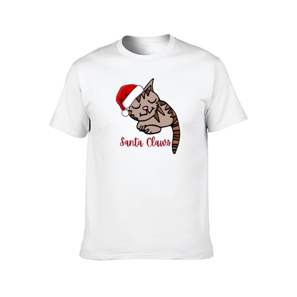 Gary the Cat Santa Claws by Everything Eli TShirt man t shirts high quality luxury brand t shirt man luxury TShirt